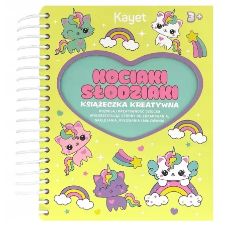 KOCIAKI SŁODZIAKI KSIĄŻECZKA KREATYWNA 3+