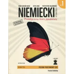 NIEMIECKI W TŁUMACZENIACH. GRAMATYKA 1 PRAKTYCZNY KURS JĘZYKOWY POZIOM PODSTAWOWY A1 + MP3
