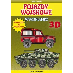 POJAZDY WOJSKOWE WYCINANKI 3 D