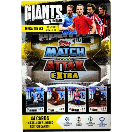 MEGA PUSZKA MATCH ATTAX EXTRA 2025 – 48 KART + LIMITOWANE