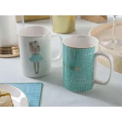 Zestaw Porcelany 6/18 Elementów Fashion