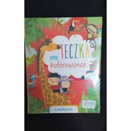 TECZKA PEŁNA KOLOROWANEK Z NAKLEJKAMI - Olesiejuk