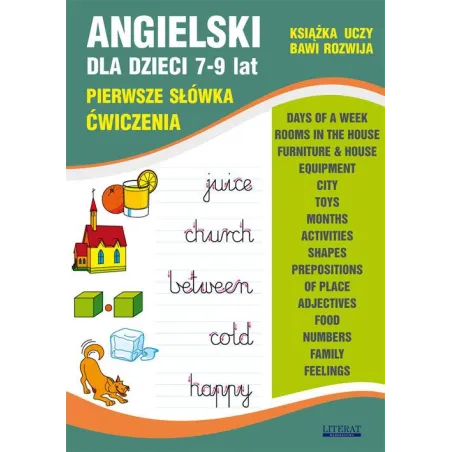 ANGIELSKI DLA DZIECI 7-9 LAT. PIERWSZE SŁÓWKA. ĆWICZENIA