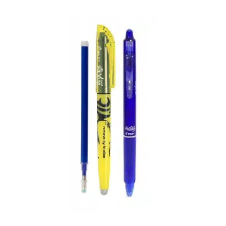 WYMAZYWALNY DŁUGOPIS FRIXION CLICKER + WYMAZYWALNY ZAKREŚLACZ ŻÓŁTY FRIXION LIGHT + WKŁAD 0,7 MM - Pilot
