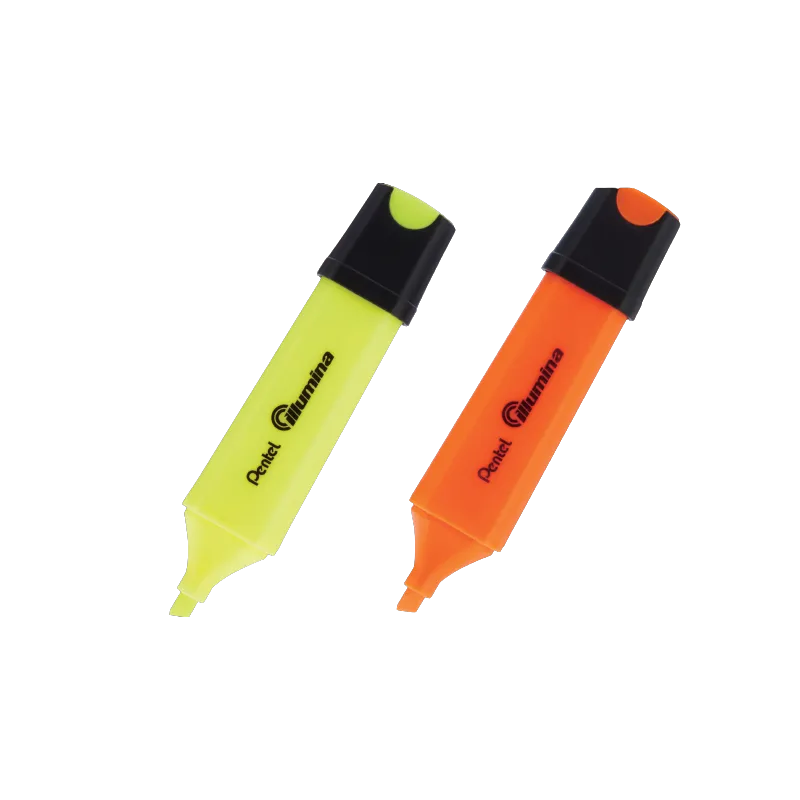 ZAKREŚLACZ ŻÓŁTY + POMARAŃCZOWY 0,5 MM PENTEL - Pentel