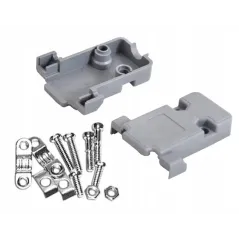 OBUDOWA ZŁĄCZA D-SUB 9-PIN PLASTIKOWA SZARA RS232