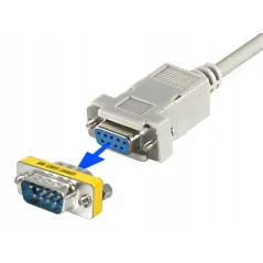 ADAPTER ŁĄCZNIK D-SUB DB9 MĘSKI-WTYK MĘSKI RS232