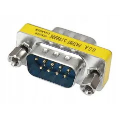 ADAPTER ŁĄCZNIK D-SUB DB9 MĘSKI-WTYK MĘSKI RS232
