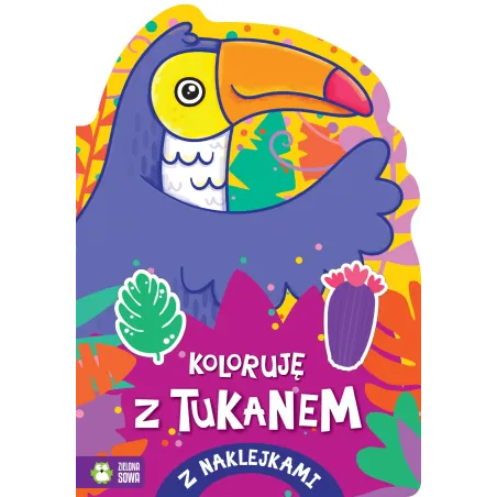 KOLORUJĘ Z TUKANEM 4+ - Zielona Sowa