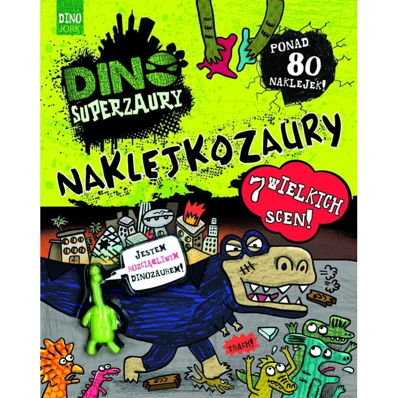 DINO SUPERZAURY. NAKLEJKOZAURY - Olesiejuk