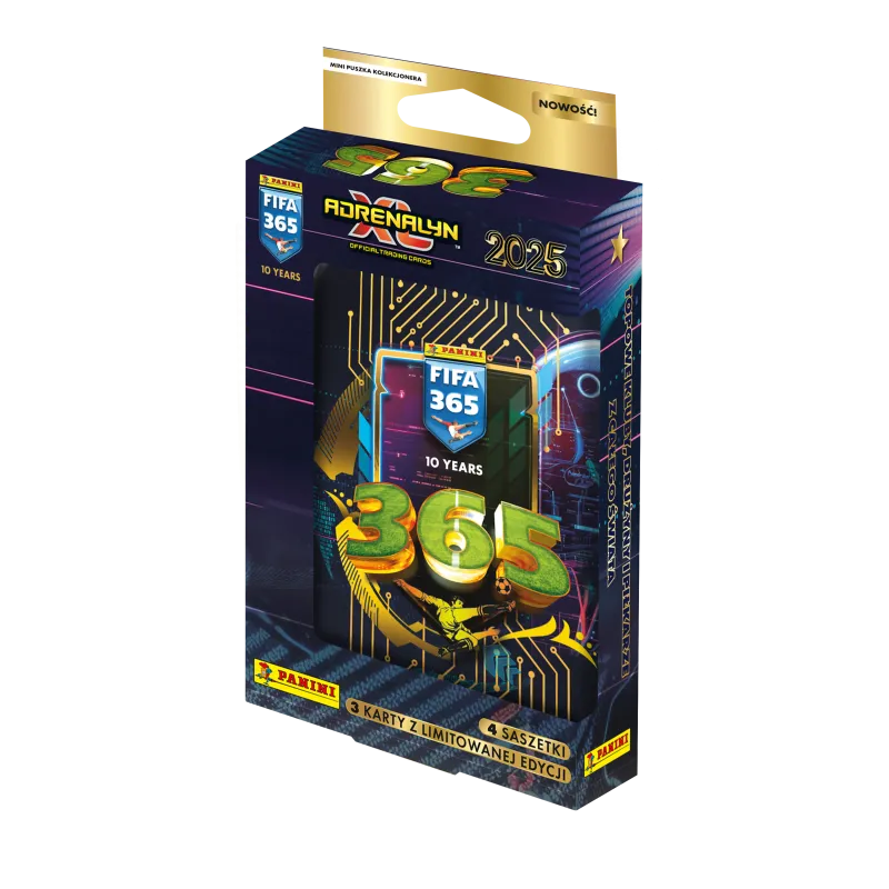 PANINI ADRENALYN XL FIFA 365 2025 MINI PUSZKA + KARTY LIMITED