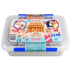 PIASEK KINETYCZNY TUBAN 2,5 KG NATURALNY DYNAMICZNY DLA DZIECI