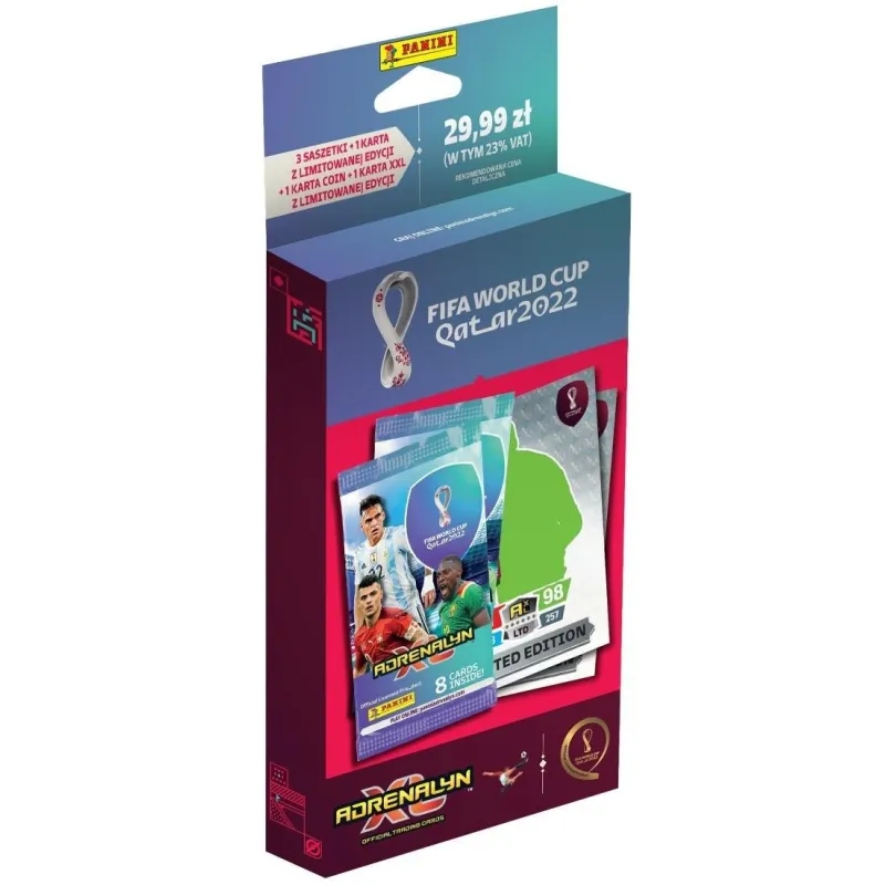 FIFA WORLD CUP QATAR 2022 BLISTER XXL – KARTY KOLEKCJONERSKIE + LIMITOWANA