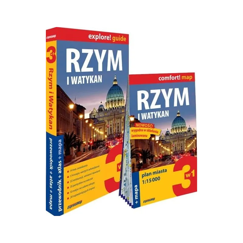 RZYM I WATYKAN PRZEWODNIK 3W1 II GATUNEK