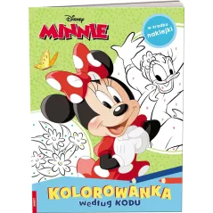Minnie Kolorowanka według kodu KKO9105