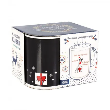 Magiczny Kubek Ceramiczny  Jesteś Zbyt Niegrzeczny Na Prezent Od Świętego Mikołaja 310 Ml