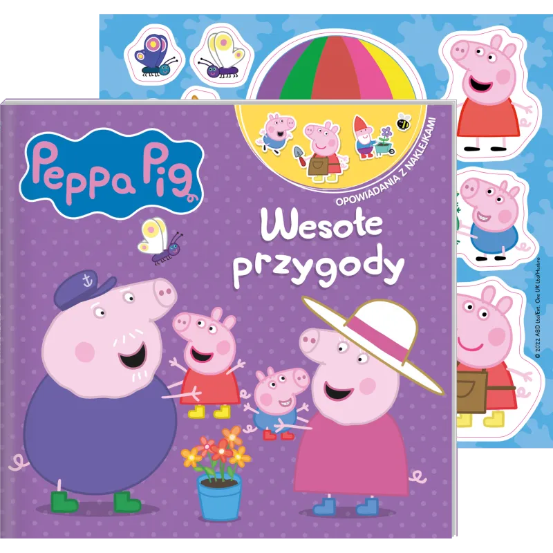 ŚWINKA PEPPA. WAKACYJNE PRZYGODY. OPOWIADANIA Z NAKLEJKAMI