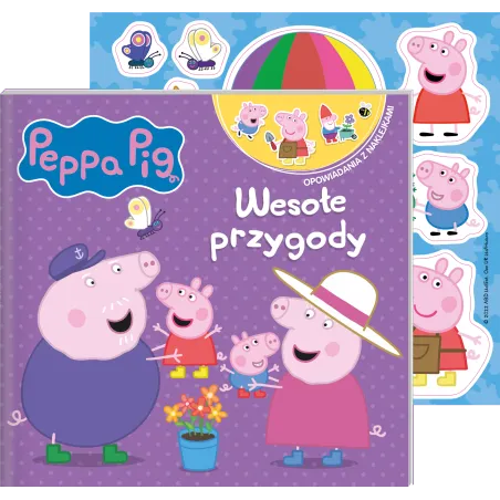ŚWINKA PEPPA. WAKACYJNE PRZYGODY. OPOWIADANIA Z NAKLEJKAMI
