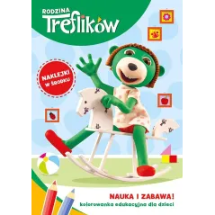 RODZINA TREFLIKÓW. KOLOROWANKA EDUKACYJNA Z NAKLEJKAMI