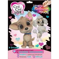 Chi Chi Love. Zdrapuj koloruj naklejaj