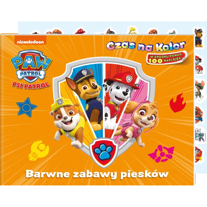 PSI PATROL. BARWNE ZABAWY PIESKÓW. CZAS NA KOLOR