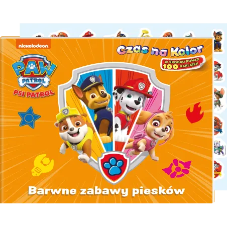 PSI PATROL. BARWNE ZABAWY PIESKÓW. CZAS NA KOLOR