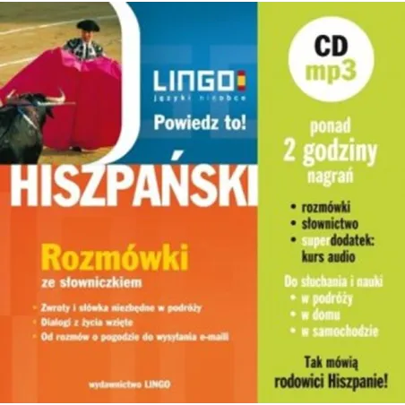 Hiszpański. Powiedz to! Rozmówki  CD MP3 Justyna Jannasz