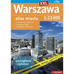 WARSZAWA. ATLAS MIASTA XXL 1:13 000