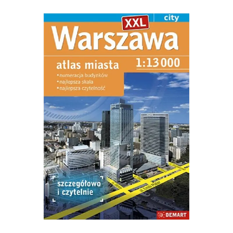 WARSZAWA. ATLAS MIASTA XXL 1:13 000