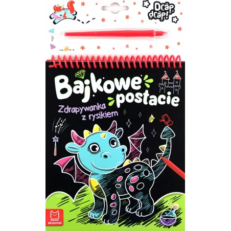 Bajkowe Postacie. Zdrapywanka Z Rysikiem Bajkowe Postacie. Zdrapywanka Z Rysikiem