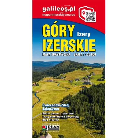 GÓRY IZRAELSKIE MAPA TURYSTYCZNA