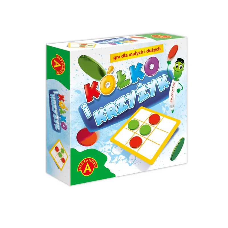 KÓŁKO I KRZYŻYK MINI GRA PLANSZOWA ALEXANDER 4+