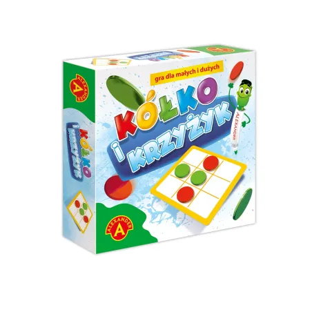 KÓŁKO I KRZYŻYK MINI GRA PLANSZOWA ALEXANDER 4+