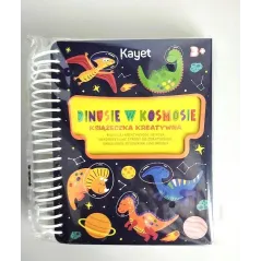 KSIĄŻECZKA KREATYWNA DINUSIE W KOSMOSIE 3+