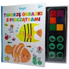 KSIĄŻECZKA ZE STEMPELKAMI TWORZĘ OBRAZKI 3+