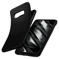 ETUI OCHRONNE NA SAMSUNG GALAXY S10E SPIGEN LIQUID AIR– CZARNE MATOWE