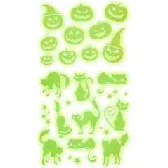 NAKLEJKI ŚWIECĄCE W CIEMNOŚCI HALLOWEEN