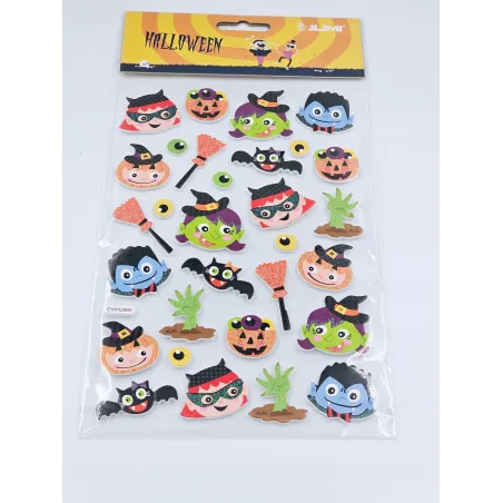 NAKLEJKI PIANKOWE HALLOWEEN