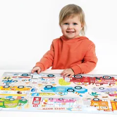 MOTO PUZZLE AUTA 40 ELEMENTÓW CZUCZU 3+