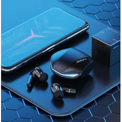 SŁUCHAWKI BEZPRZEWODOWE LENOVO THINKPLUS LIVEPODS GM2 PRO – CZARNE, DOUSZNE, GAMINGOWE TWS