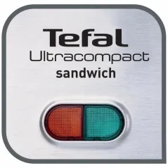 OPIEKACZ DO KANAPEK TEFAL ULTRACOMPACT SM157236 – 700W, NIEPRZYWIERAJĄCE PŁYTY, KOMPAKTOWY