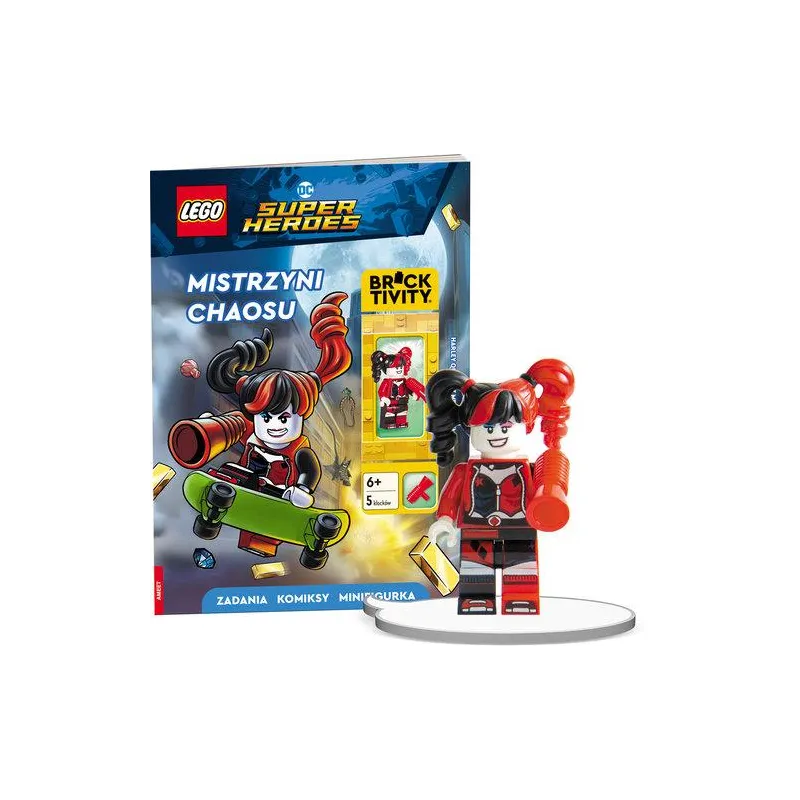 LEGO DC SUPER HEROES. MISTRZYNI CHAOSU. KOMIKS + FIGURKA 6+