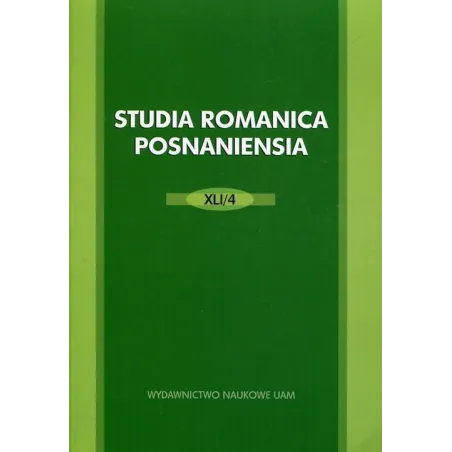 STUDIA ROMANICA POSNANIENSIA - Wydawnictwo Naukowe UAM