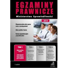 EGZAMINY PRAWNICZE MINISTERSTWA SPRAWIEDLIWOŚCI - C.H. Beck