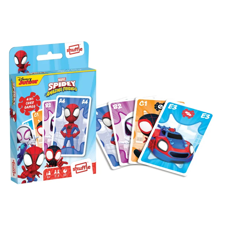 SPIDEY AMAZING FRIENDS GRA KARCIANA 4W1 4+