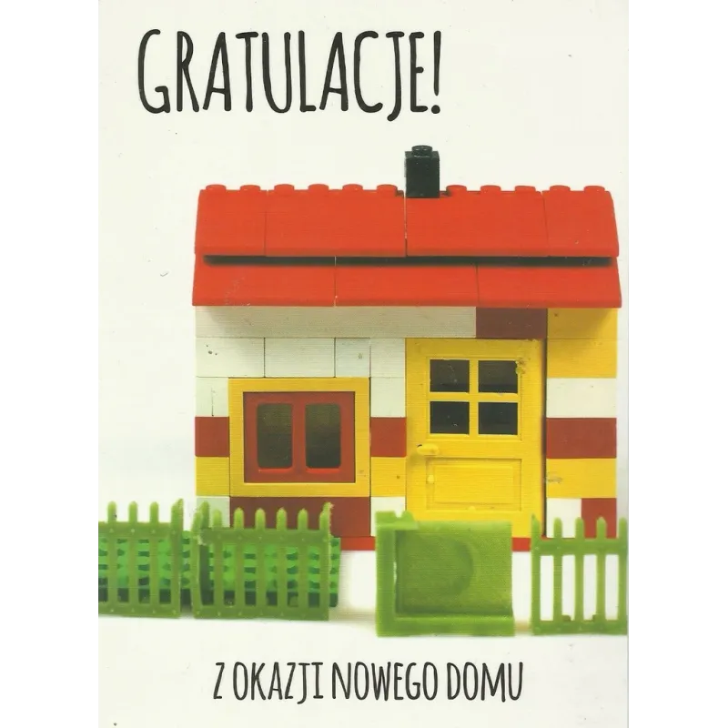 KARNET OKOLICZNOŚCIOWY GRATULACJE! Z OKAZJI NOWEGO DOMU