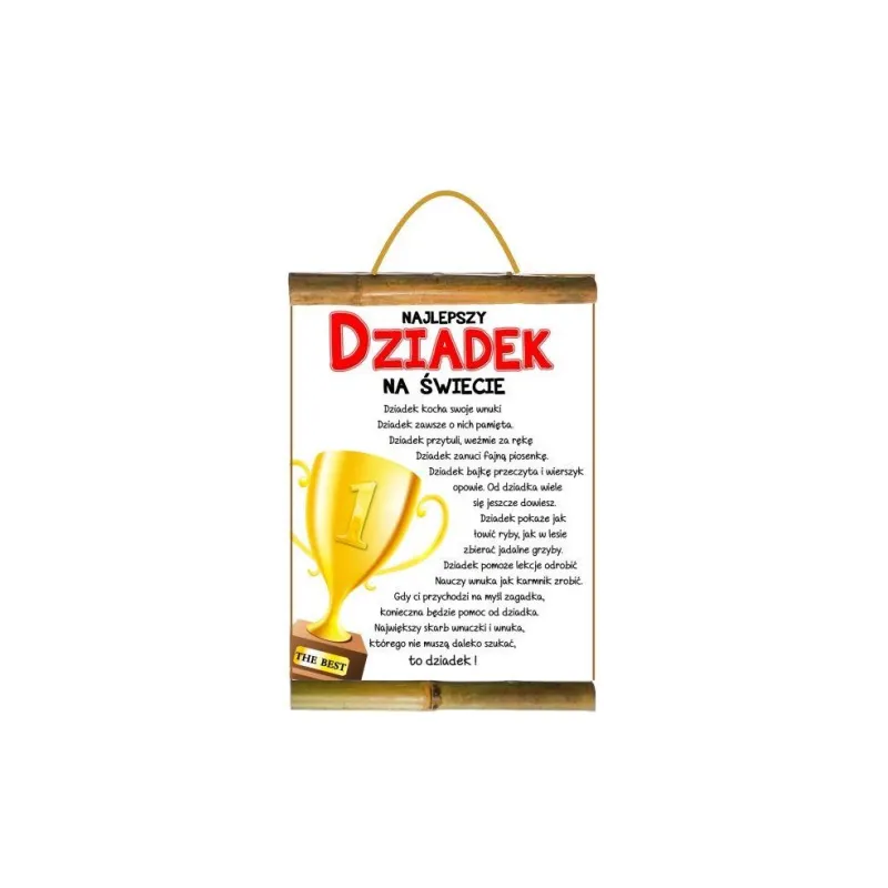 DYPLOM NAJLEPSZY DZIADEK