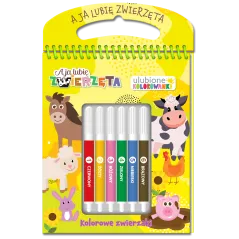 A JA LUBIĘ ZWIERZĘTA. KOLOROWE ZWIERZAKI. ULUBIONE KOLOROWANKI