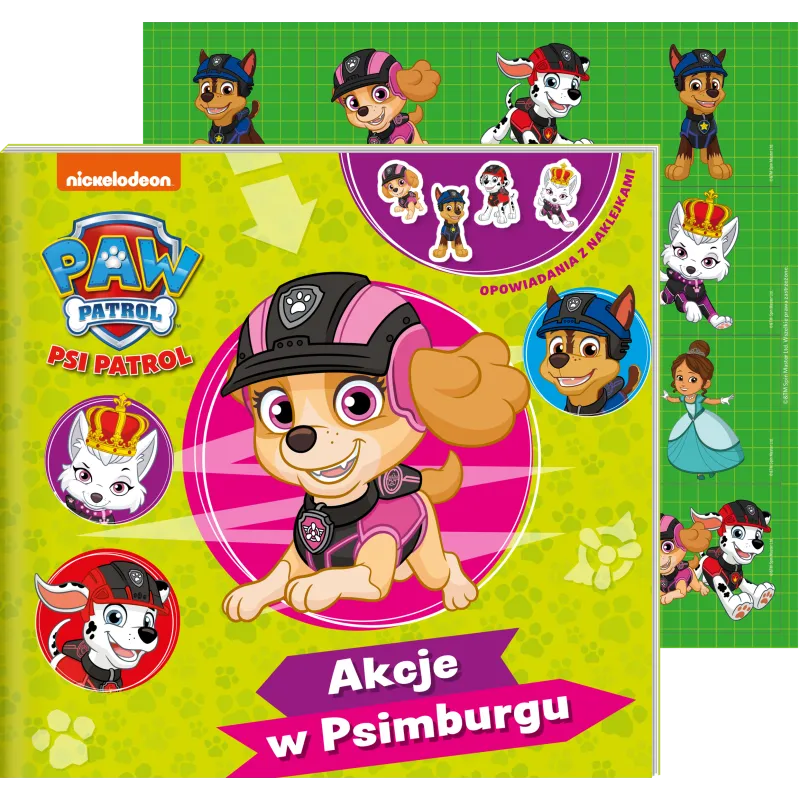 PSI PATROL. AKCJE W PSIMBURGU. OPOWIADANIA Z NAKLEJKAMI