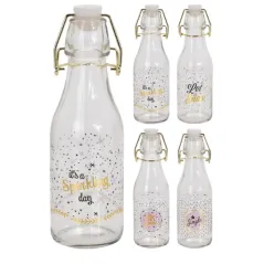 BUTELKA SZKLANA Z KORKIEM 250 ML - Panon